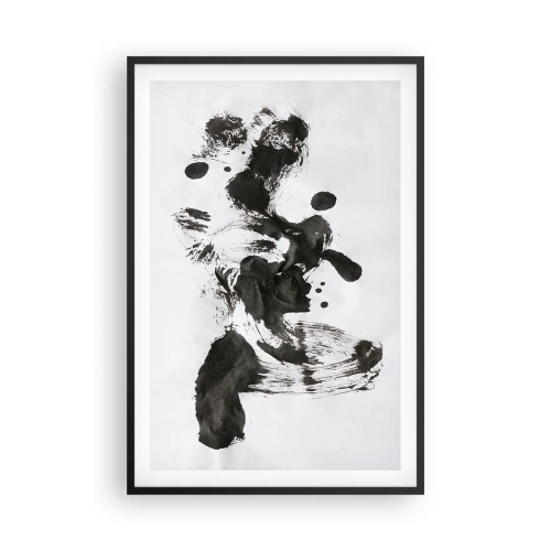 Affiche dans un cadre noir - Poster - De la méthode dans la folie ? - 61x91 cm