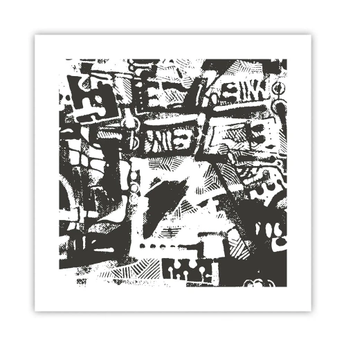 Affiche - Poster - Ordre ou chaos? - 40x40 cm