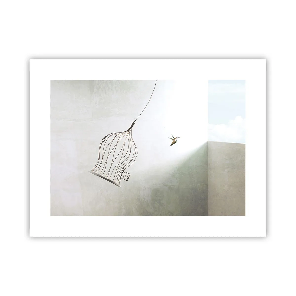 Affiche - Poster - Dans son élément - 40x30 cm