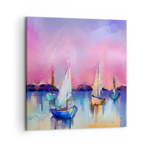 Impression sur toile - Image sur toile - Direction: les eaux larges - 60x60 cm