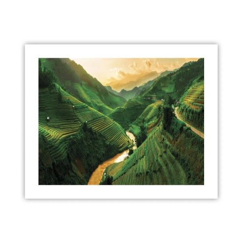 Affiche - Poster - Vallée vietnamienne - 50x40 cm