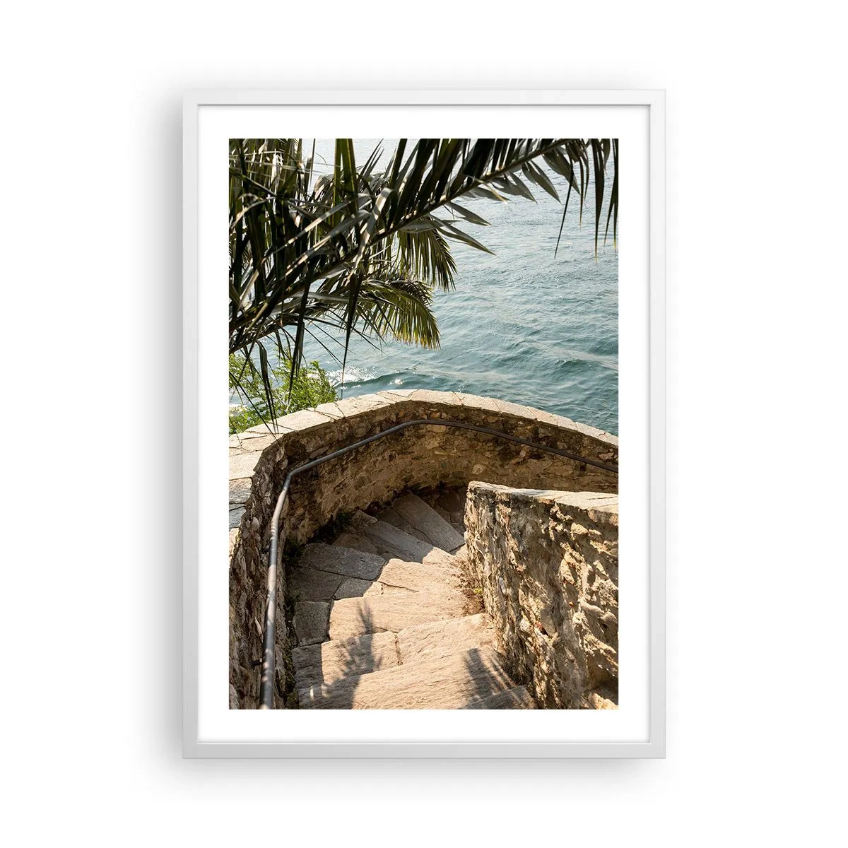 Affiche dans un cadre blanc - Poster - Sous le soleil d'Italie - 50x70 cm