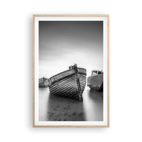 Affiche dans un chêne clair - Poster - Cùest déjà un souvenir... - 61x91 cm