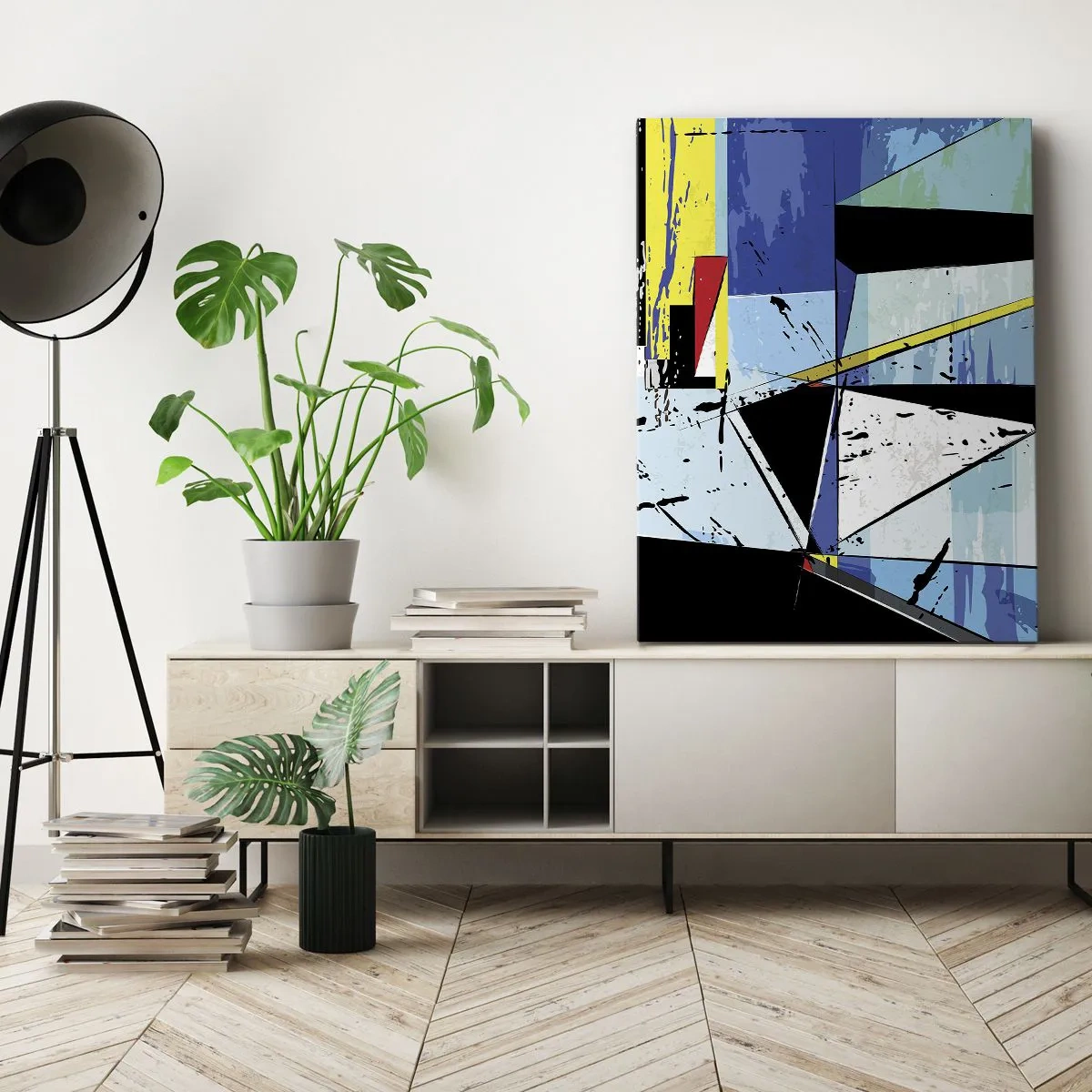 Impression sur toile - Image sur toile - Regardez le monde sous un certain angle… - 65x120 cm