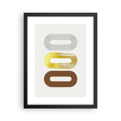 Affiche dans un cadre noir - Poster - Ooo! - 30x40 cm