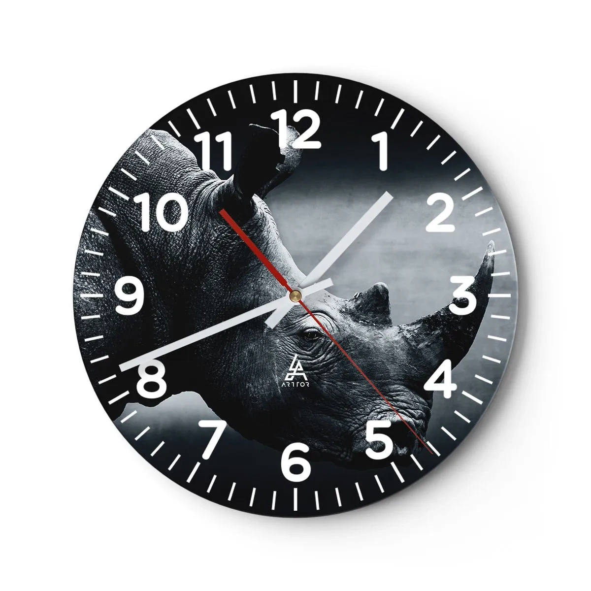 Horloge murale - Pendule murale - Le profil droit - 30x30 cm