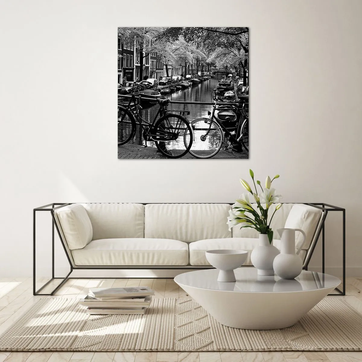 Impression sur verre - Image sur verre - Une vue très hollandaise - 40x40 cm