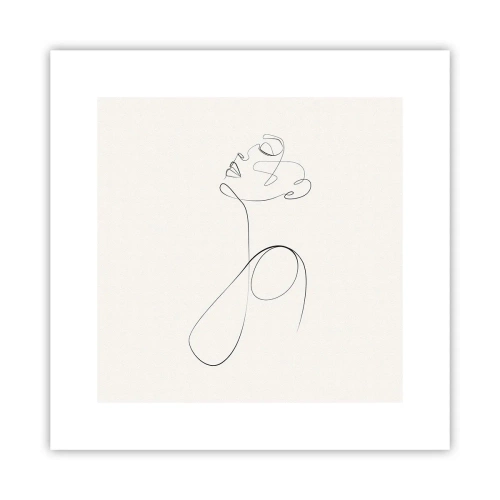 Affiche - Poster - En boucle dans les rêves - 30x30 cm