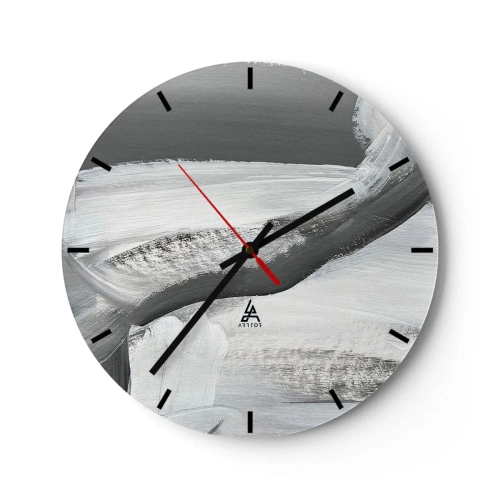 Horloge murale - Pendule murale - Un geste décisif - 40x40 cm