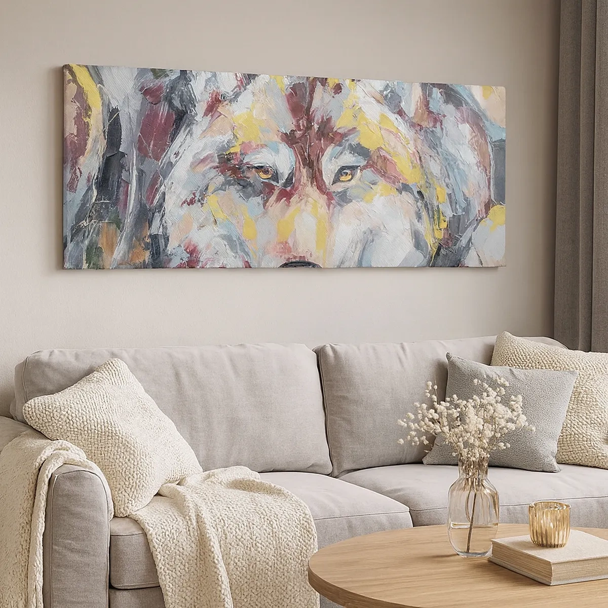 Impression sur toile - Image sur toile - En paix au milieu des siens - 30x30 cm