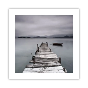 Affiche - Poster - Tu peux partir demain - 40x40 cm