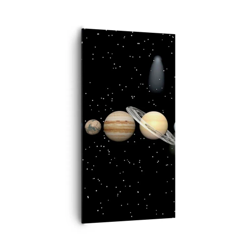 Impression sur toile - Image sur toile - Et les planètes sont folles, sont folles... - 65x120 cm