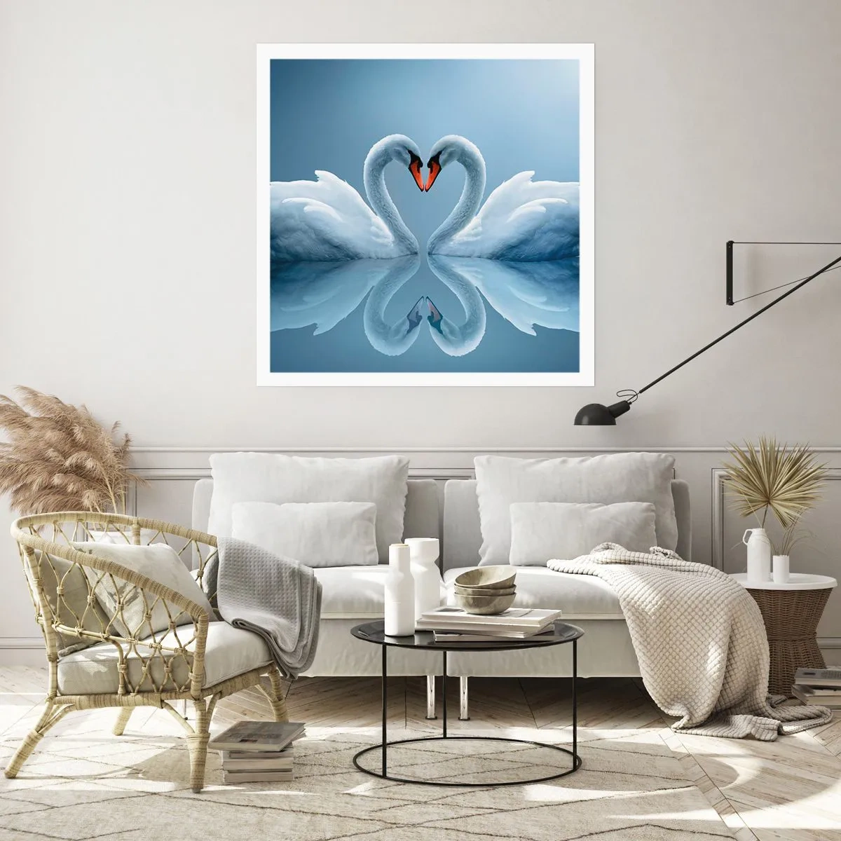 Affiche - Poster - Le temps de l'amour - 50x50 cm