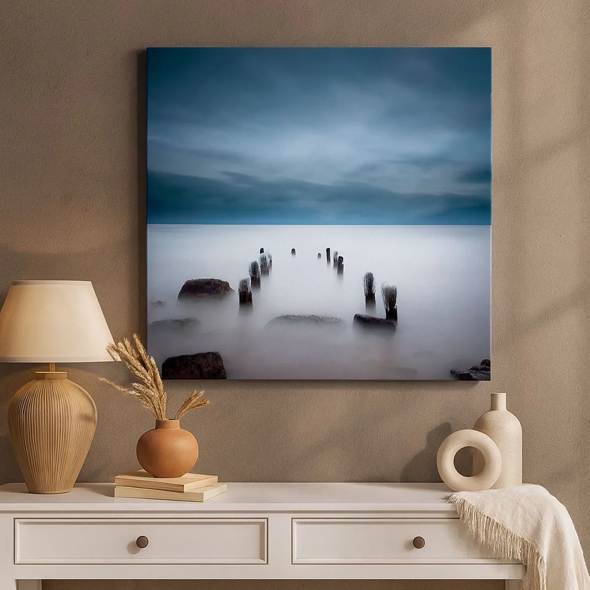 Impression sur toile - Image sur toile - Lac pensif - 30x30 cm