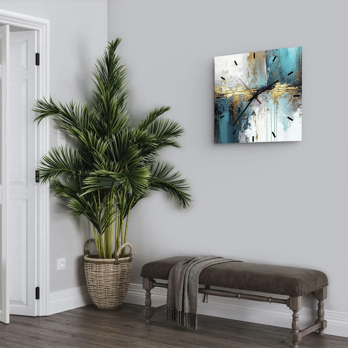 Horloge murale - Pendule murale - Tout coule - 30x30 cm