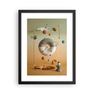 Affiche dans un cadre noir - Poster - Tout peut arriver - 30x40 cm