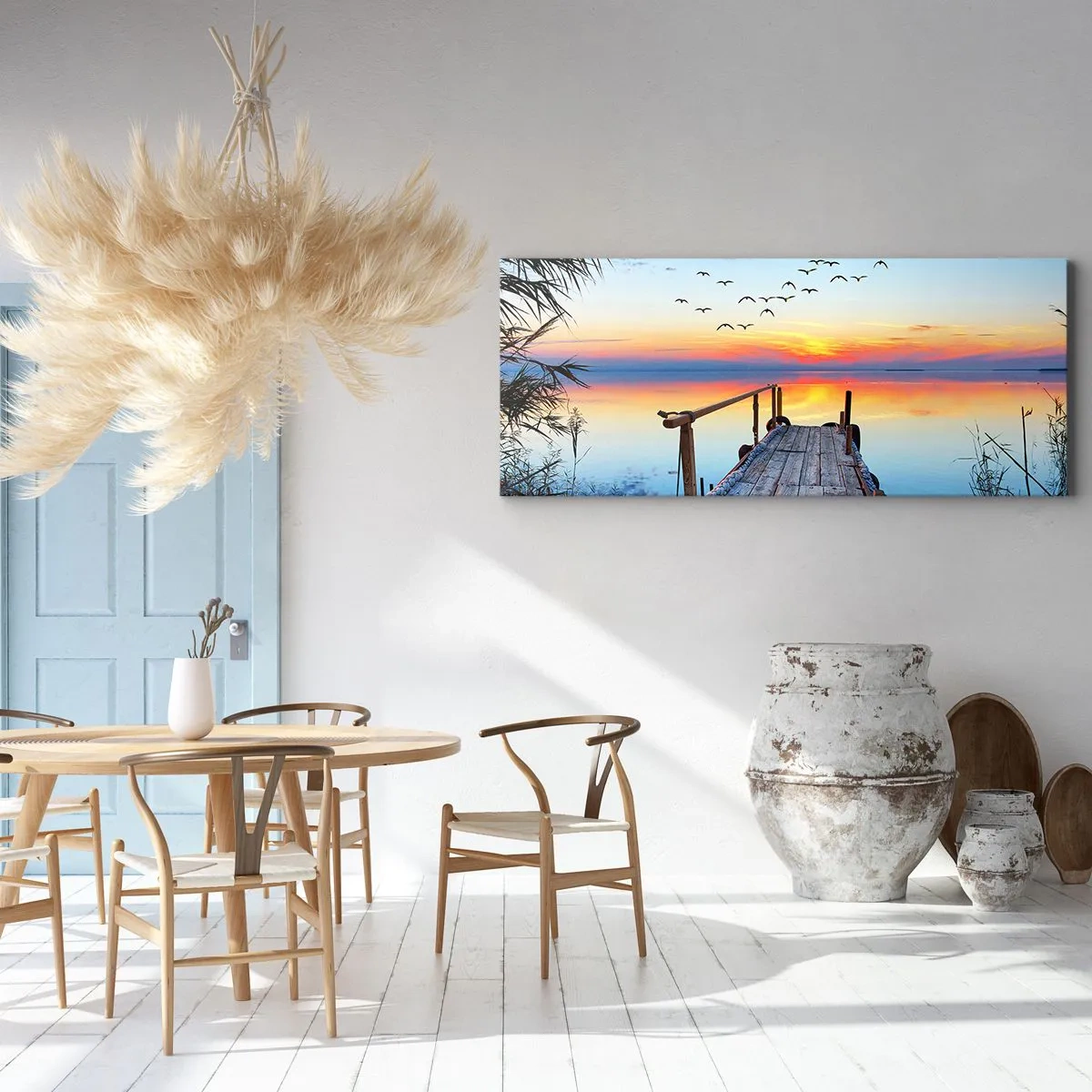 Impression sur toile - Image sur toile - Il est temps de rentrer... - 90x30 cm