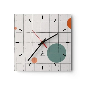 Horloge murale - Pendule murale - Piégé. Nous ou eux ? - 40x40 cm