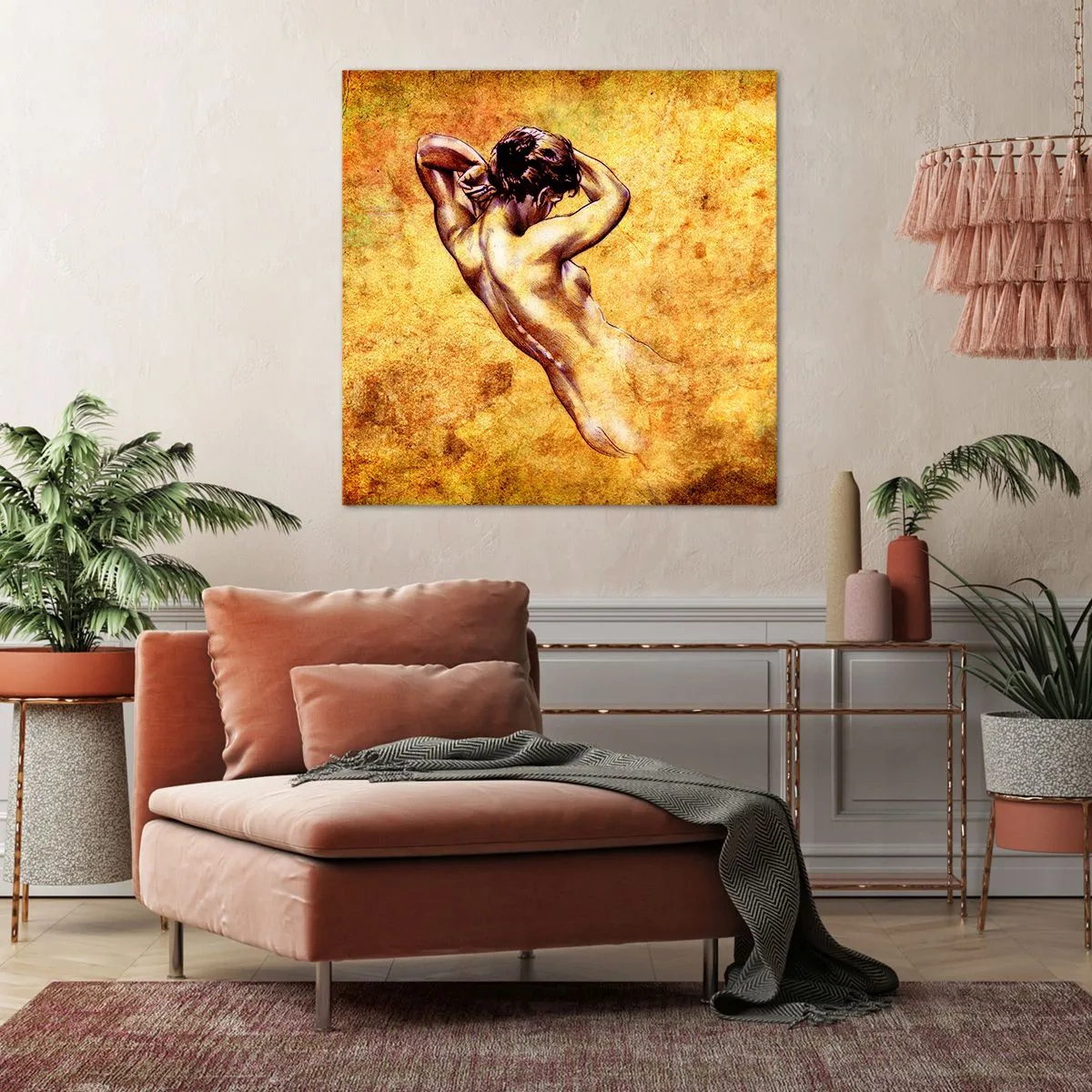 Impression sur toile - Image sur toile - Découverte, mais toujours mystèrieuse - 40x40 cm