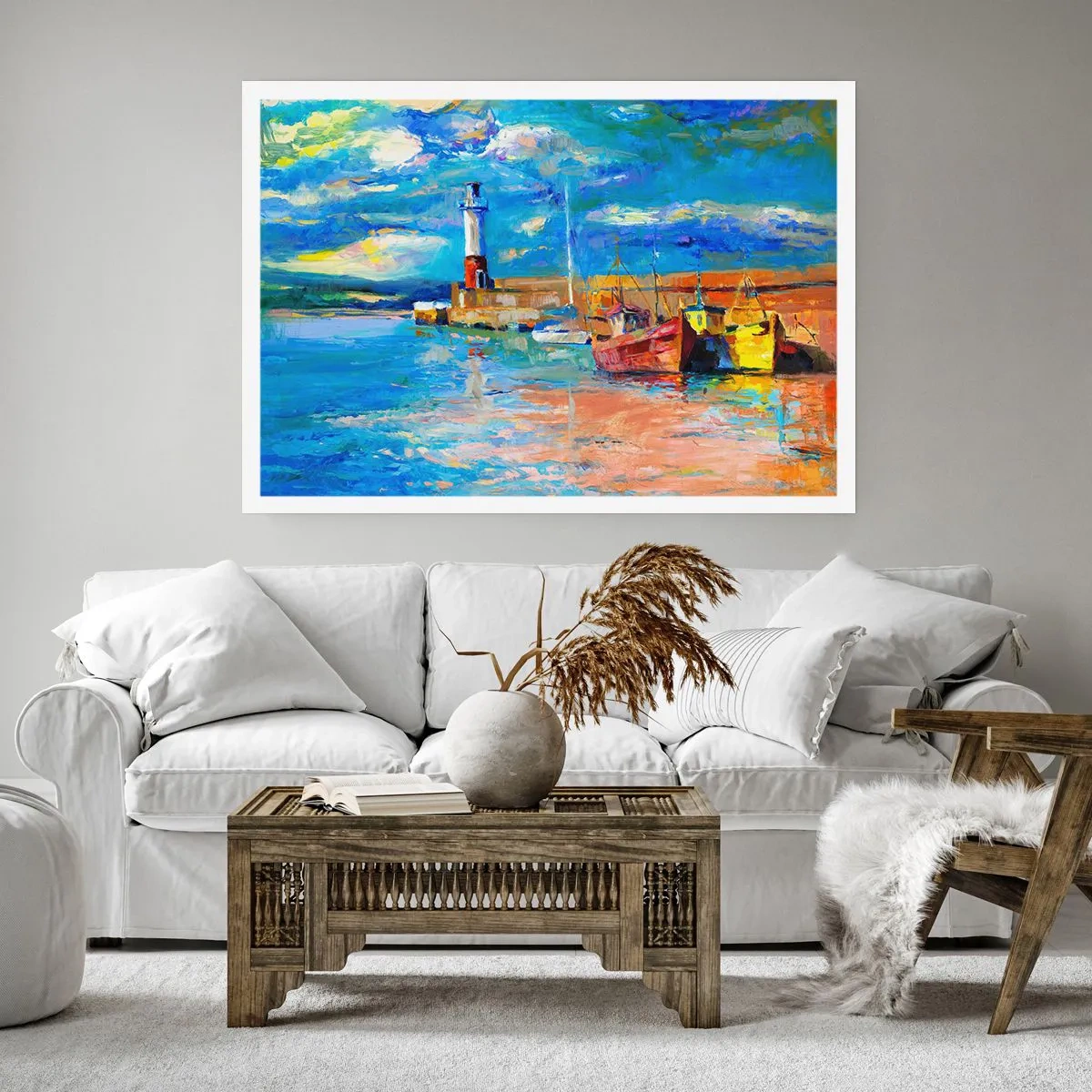 Affiche - Poster - Un après-midi dans la baie arc-en-ciel - 50x40 cm