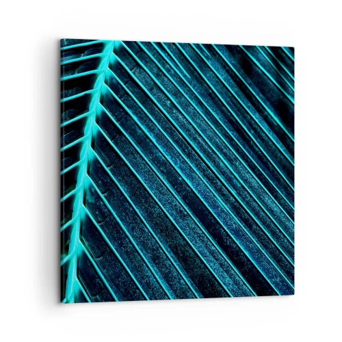 Impression sur toile - Image sur toile - Texture verte - 50x50 cm