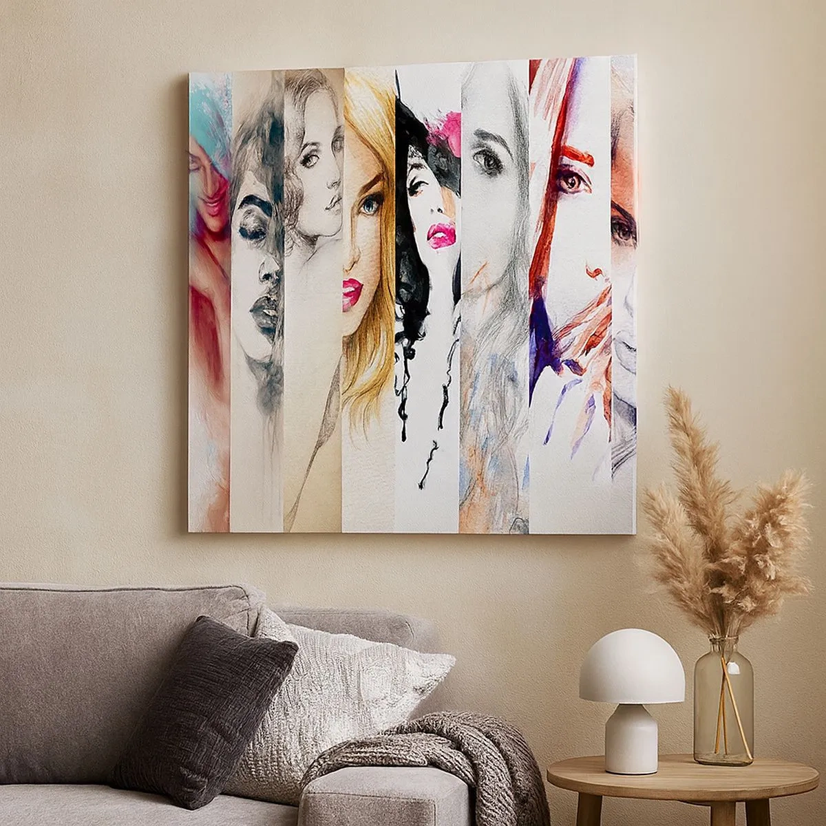 Impression sur toile - Image sur toile - Et c'est toujours TOI - 30x30 cm