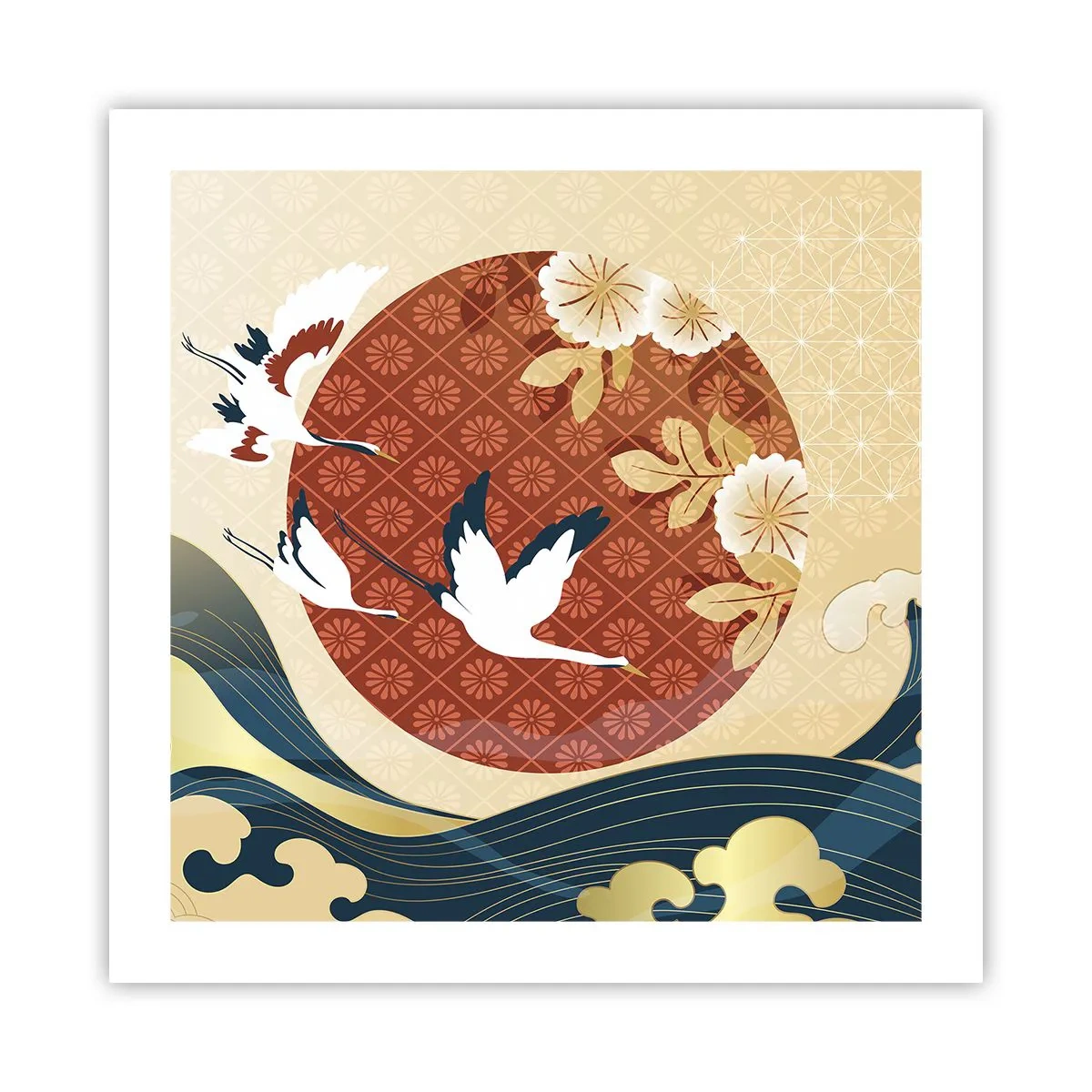 Affiche - Poster - Conte japonnais - 50x50 cm