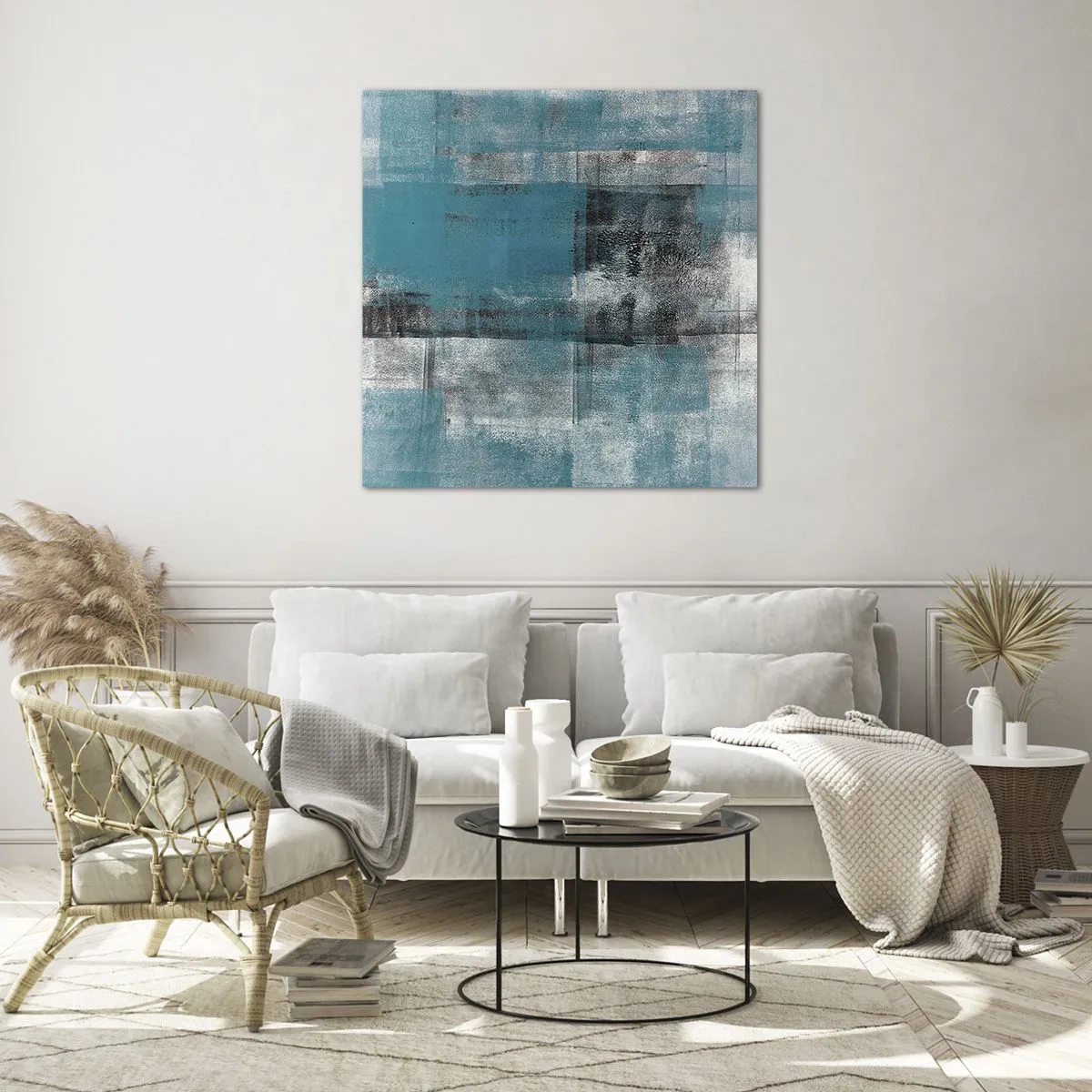 Impression sur verre - Image sur verre - Eau et air - 50x50 cm