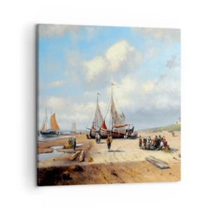 Impression sur toile - Image sur toile - Après une capture réussie - 50x50 cm