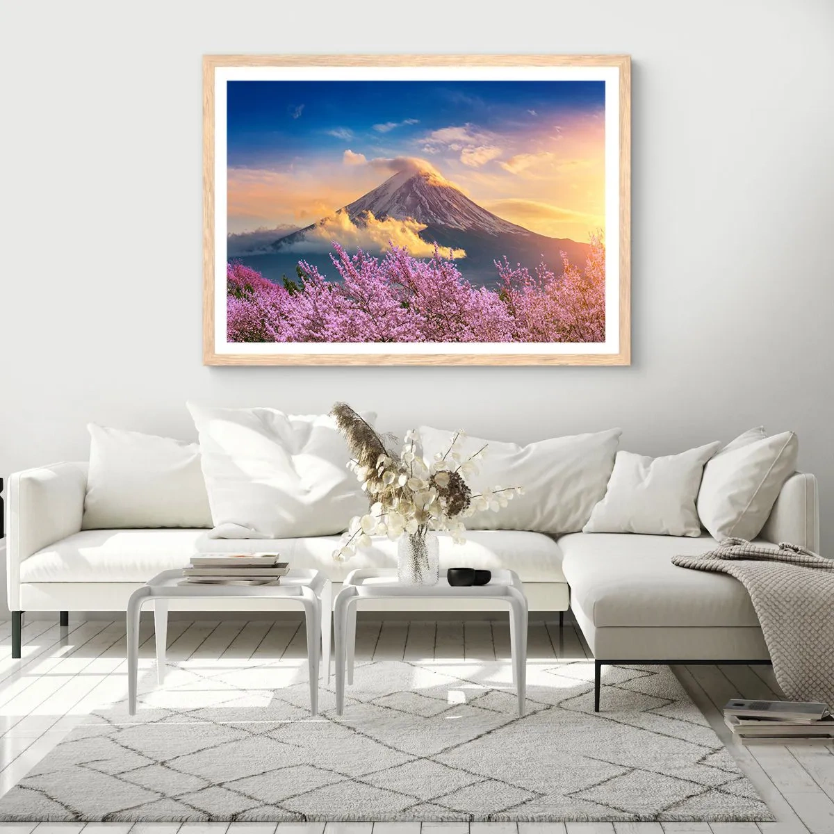 Affiche dans un chêne clair - Poster - Sainteté japonaise - 70x50 cm