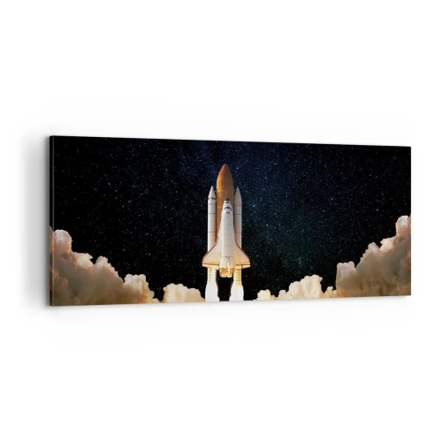 Impression sur toile - Image sur toile - Ad astra! - 100x40 cm
