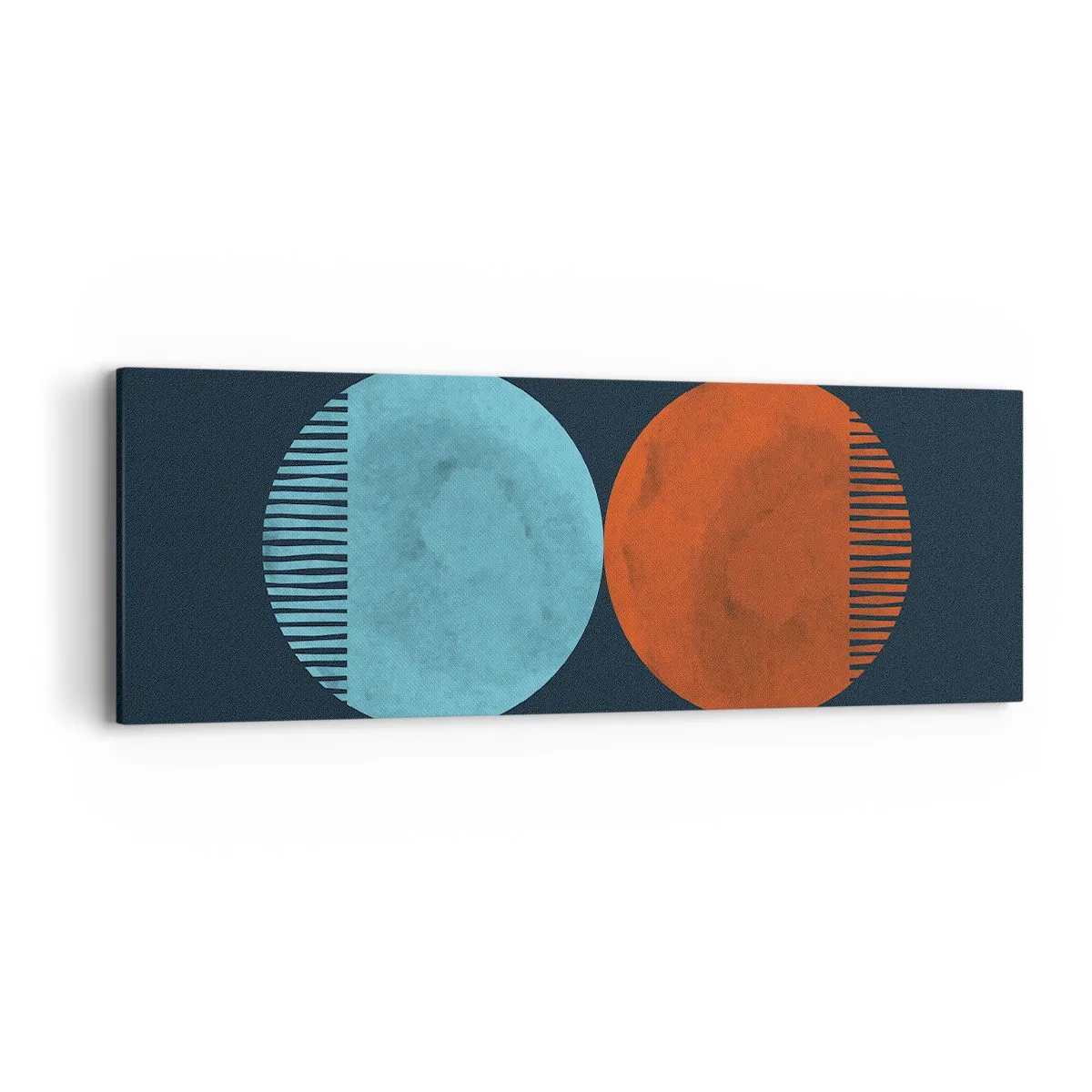 Impression sur toile - Image sur toile - Seulement la géométrie ? - 90x30 cm