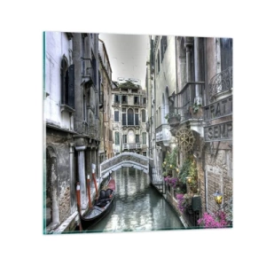 Impression sur verre - Image sur verre - Pendant des siècles dans une réflexion silencieuse - 50x50 cm