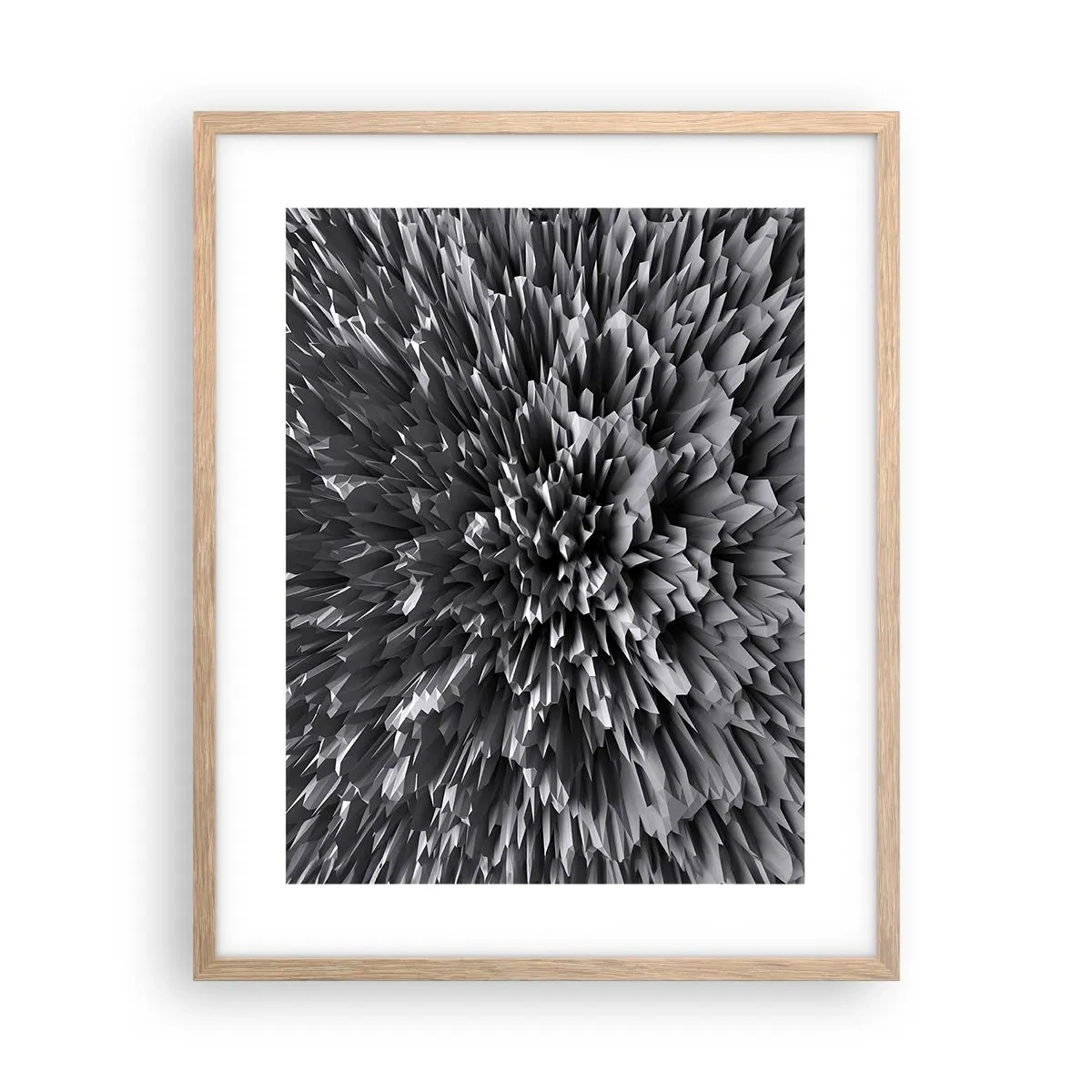 Affiche dans un chêne clair - Poster - Ça ne peut pas être plus dur que ça - 40x50 cm