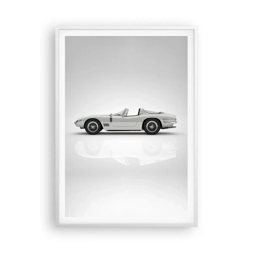 Affiche dans un cadre blanc - Poster - Promesse de plaisir - 70x100 cm