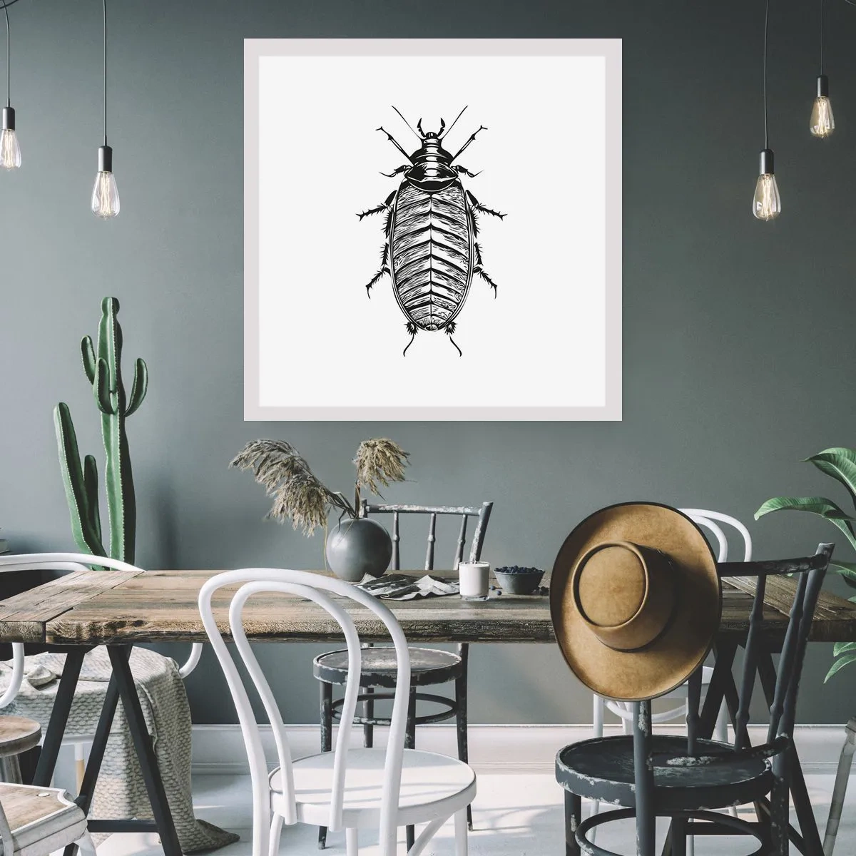 Affiche - Poster - Quel spécimen! - 50x50 cm