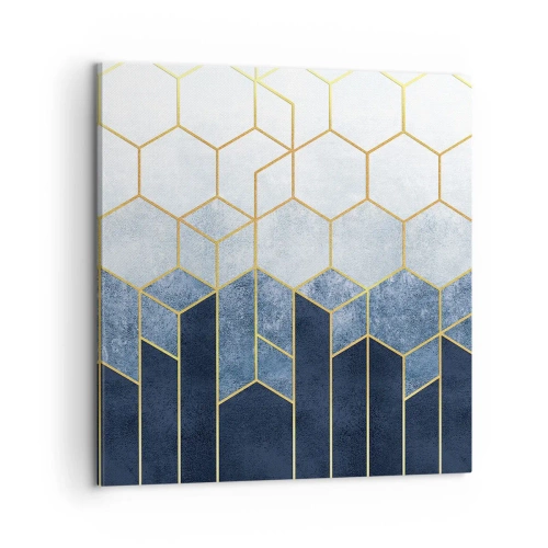 Impression sur toile - Image sur toile - Composition en rythme syncopé - 60x60 cm