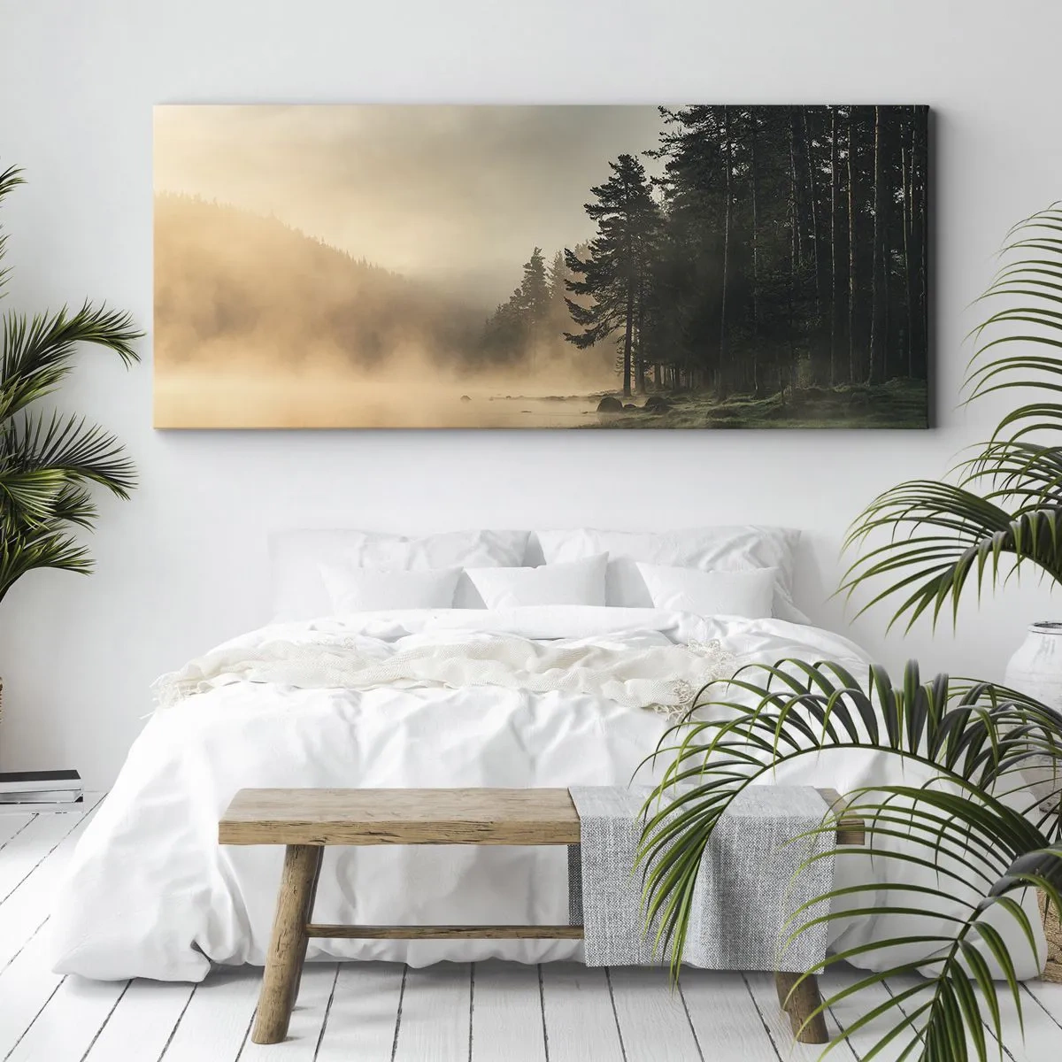 Impression sur toile - Image sur toile - Naissance du jour - 100x40 cm