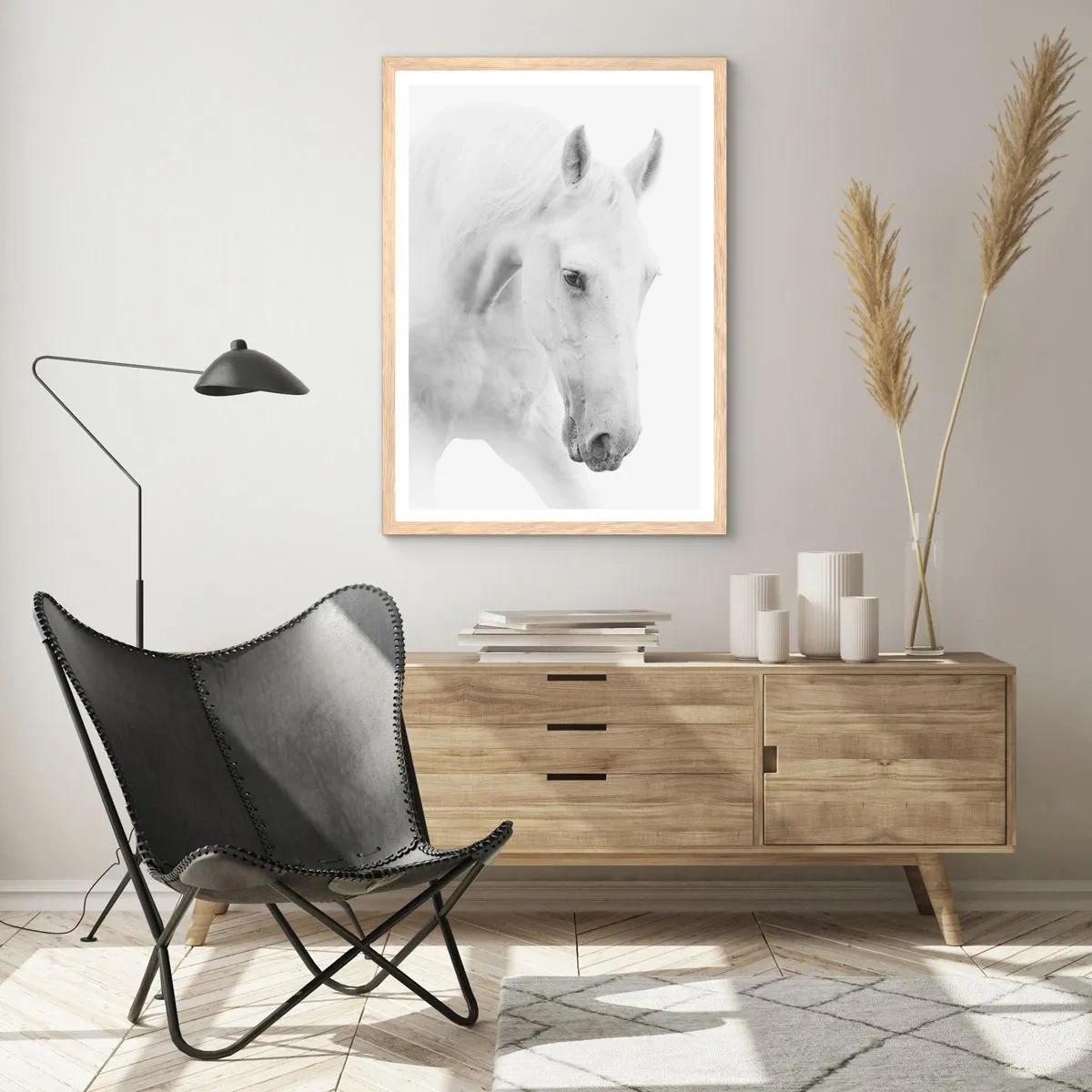 Affiche dans un chêne clair - Poster - Serait-ce de l’amitié? - 70x100 cm