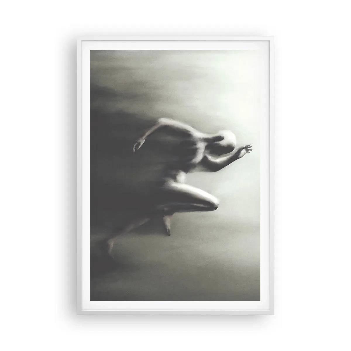 Affiche dans un cadre blanc - Poster - Inarrêtable - 70x100 cm