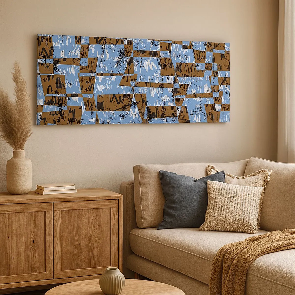 Impression sur toile - Image sur toile - Une découpe non humaine - 100x40 cm