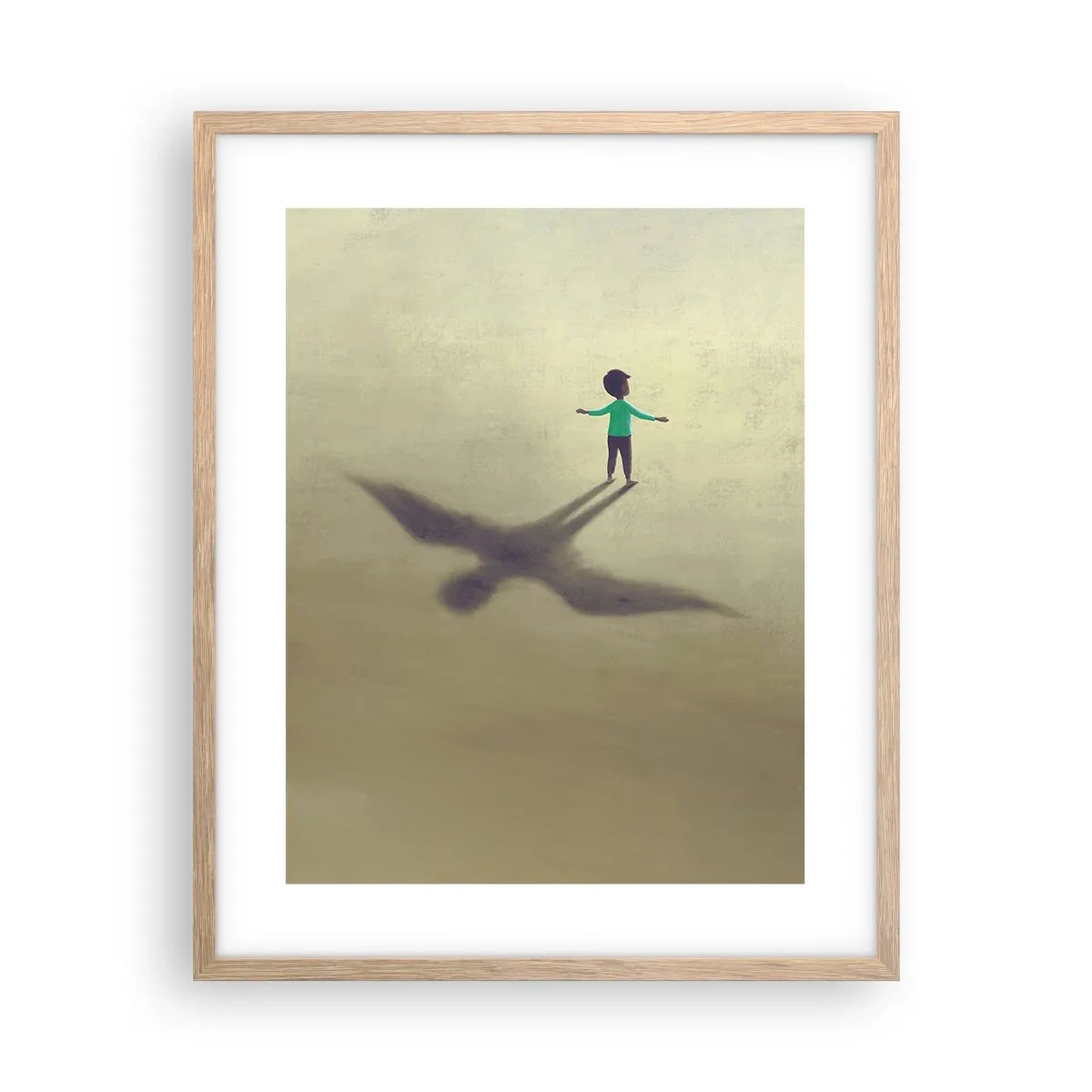 Affiche dans un chêne clair - Poster - Héros du futur - 40x50 cm