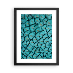 Affiche dans un cadre noir - Poster - Le grand gala des plumes - 30x40 cm