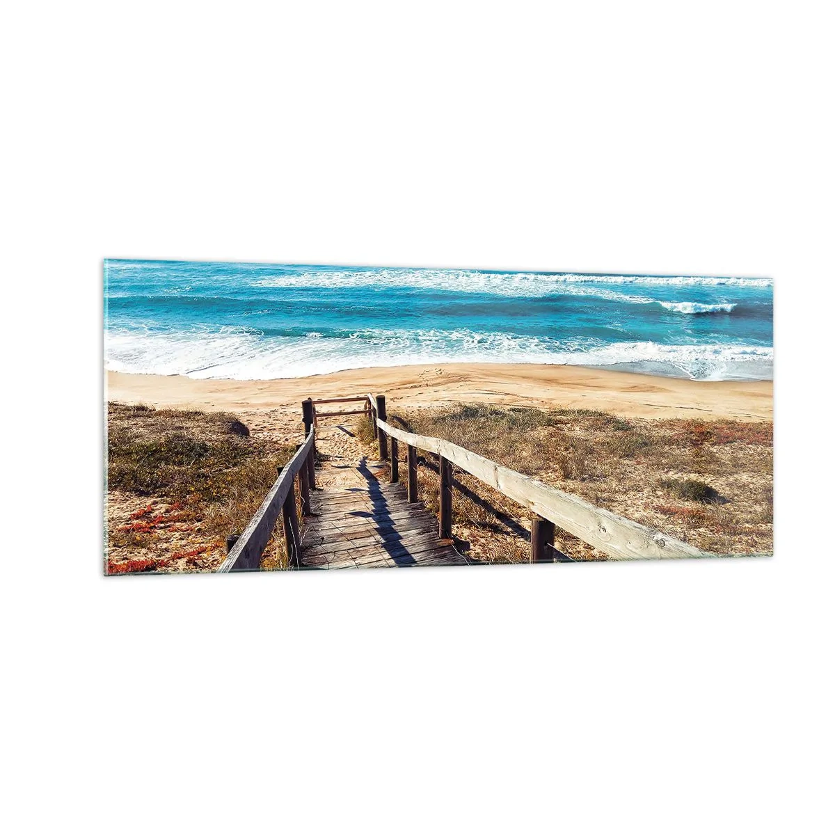 Impression sur verre - Image sur verre - Cours! - 100x40 cm