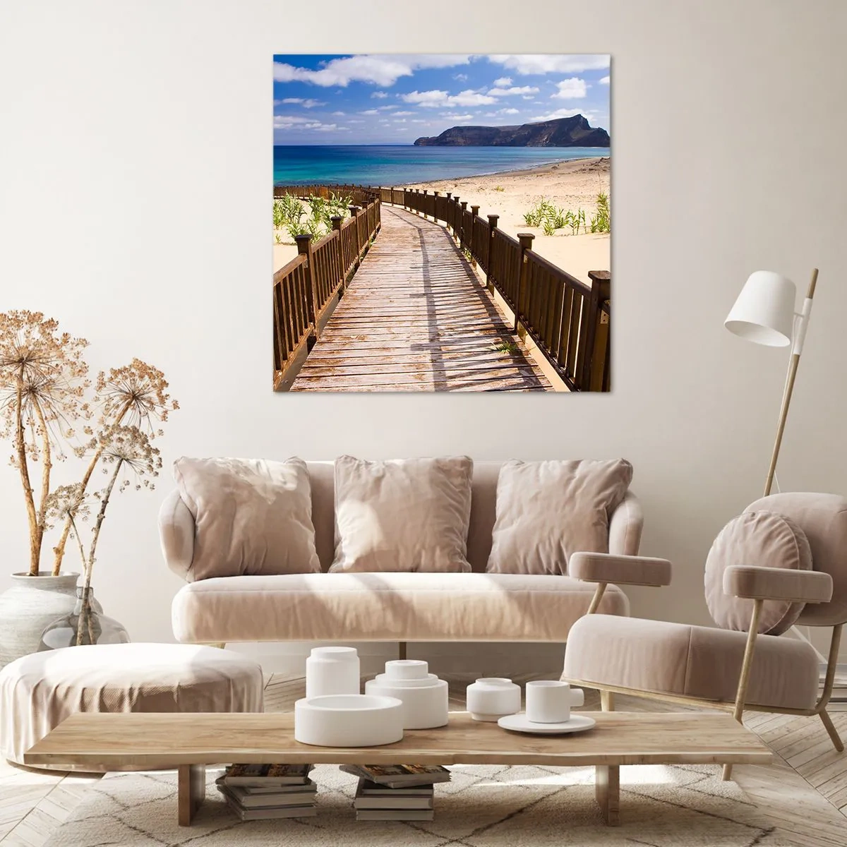 Impression sur toile - Image sur toile - Emmène-moi dans les îles du bonheur - 60x60 cm