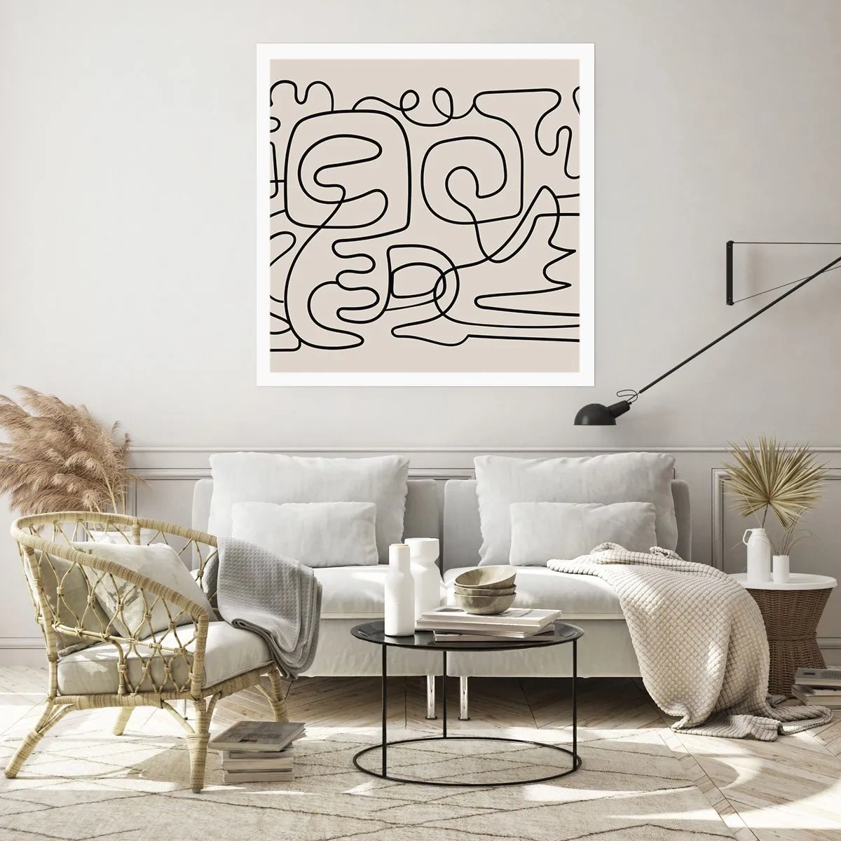 Affiche - Poster - Suivez les indices - 40x40 cm