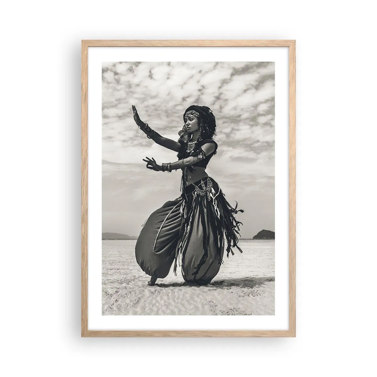 Affiche dans un chêne clair - Poster - Danse des îles du sud - 50x70 cm