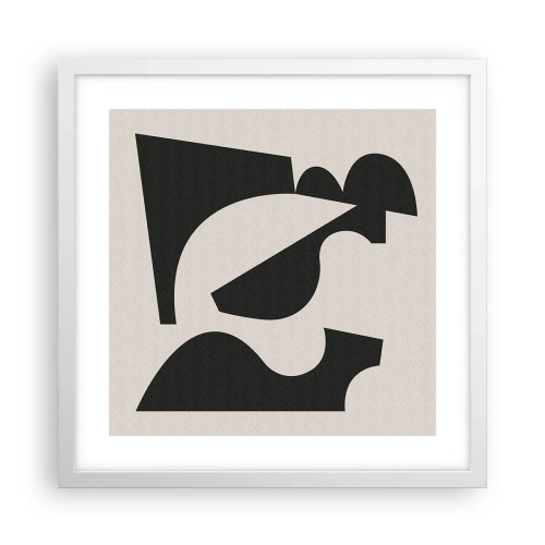 Affiche dans un cadre blanc - Poster - À monter soi-même - 40x40 cm