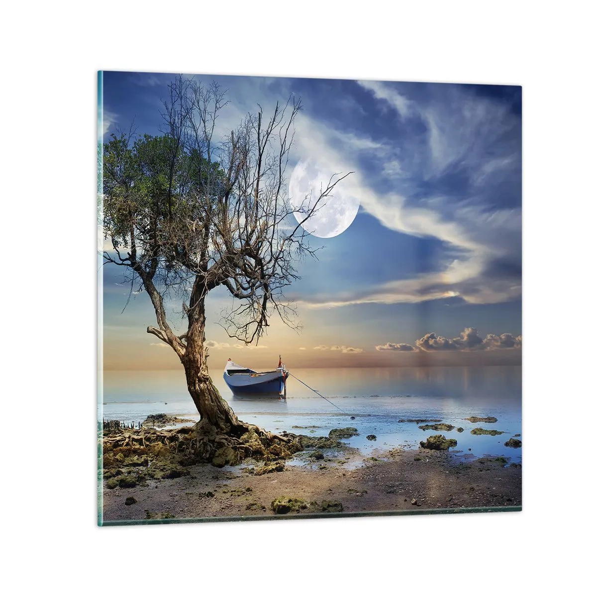 Impression sur verre - Image sur verre - Est-ce la fin ou le début ? - 60x60 cm