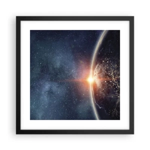 Affiche dans un cadre noir - Poster - Dans une nouvelle perspective - 40x40 cm